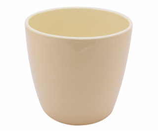Květináč Domoletti Emi, keramický, O 22 cm, žlutý
