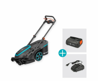 GARDENA akumulátorová sekačka na trávu PowerMax Duo 46/36...