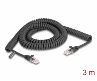 DeLOCK spirálový kabel Zástrčka RJ-45 > Zástrčka RJ-45 Ca...