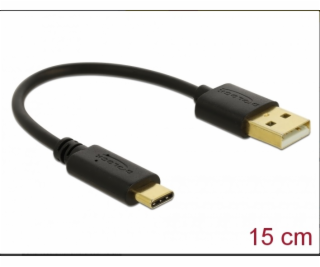 DeLOCK USB nabíjecí kabel, USB-A zástrčka > USB-C zástrčka
