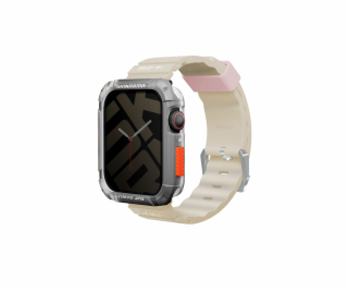 Řemínek Skinarma Shokku Apple Watch 45/44/42 mm béžová/bé...