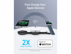 Anker nabíječka ANKER MagGo Wireless Charging Station 3 v 1 Ladestation faltbar pro iPhone a Apple Watch schwarz