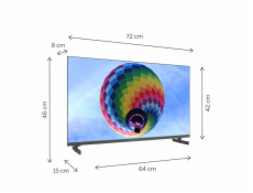 Thomson 32QG4S14 QLED televízia,  32" 