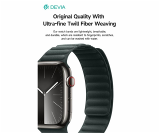 Deví řemínek Deluxe Magnetic Fiber Watch Band 44/45/46mm ...
