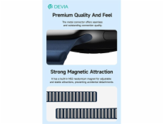Deví řemínek Deluxe Magnetic Fiber Watch Band 44/45/46mm - Sea Blue
