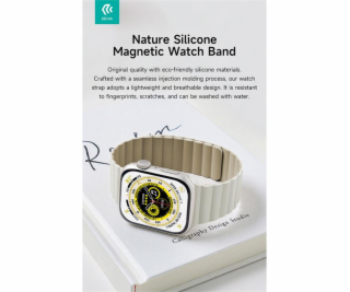 Deví řemínek Nature Silicone Magnetic Watch Band 40/41/42...