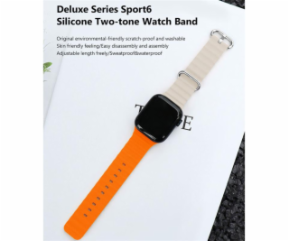Deví řemínek Deluxe Series Sport6 Silicone Two-tone Band ...