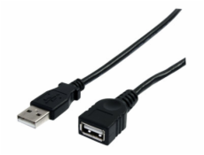 StarTech.com 6 ft Black USB 2.0 Extension Cable A to A - M/F - USB extension cable - USB (M) to USB (F) - USB 2.0 - 6 ft - black - USBEXTAA6BK - Prodlužovací šnura USB - USB (M) do USB (F) - USB 2.0 -