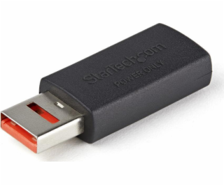 StarTech.com Secure Charging USB Data Blocker Adapter, Ma...