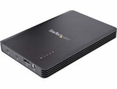 StarTech.com 4 Bay Thunderbolt 3 NVMe Enclosure, For M.2 NVMe Solid State Drives, 1x DisplayPort Video & 2x TB3 Downstream Ports, Up to 40Gbps, 72W Power Supply - 4 Bay M.2 SSD External Hard Drive Enc