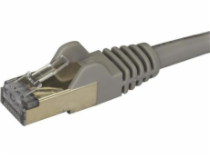 StarTech.com 1.5m CAT6A Ethernet Cable, 10 Gigabit Shielded Snagless RJ45 100W PoE Patch Cord, CAT 6A 10GbE STP Network Cable w/Strain Relief, Grey, Fluke Tested/UL Certified Wiring/TIA - Category 6A 