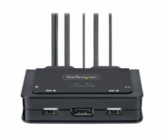 StarTech.com 2-Port USB-C Cable KVM Switch, 4K 60Hz Displ...