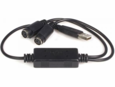 StarTech.com USB to PS/2 Adapter for Keyboard and Mouse - Keyboard / mouse adapter - USB - USBPS2PC - Adaptér klávesnice / myši - USB - pro P/N: PS2UTPEXT, SV221MICRO, SV211KA