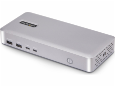 StarTech.com USB4 Docking Station, USB-C 40Gbps, Dual Video HDMI, Up to 2x 4K 60Hz 4:4:4 (RGB) or 2x 4K 120Hz 4:2:2, Multi-Monitor Dock, 6x USB, 2.5GbE, 100W PD - Dokovací stanice - USB4 / Thunderbolt