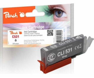 Peach kompatibilní cartridge Canon CLI-531M, purpurová, 4...