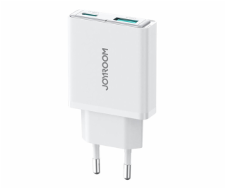 Joyroom mains charger JR-TCF14 (A+C) Super Slim 20W (white)