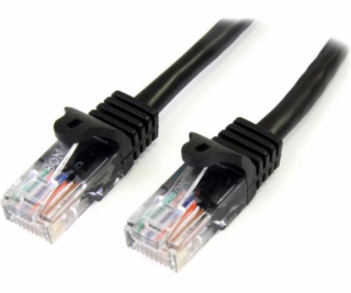 StarTech.com 3m Black Cat5e / Cat 5 Snagless Patch Cable ...