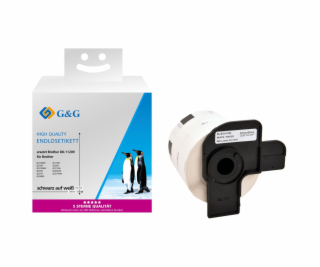 G&G Etiketten 29mm x 62mm sw-ws Komp. m. Brother DK-11209