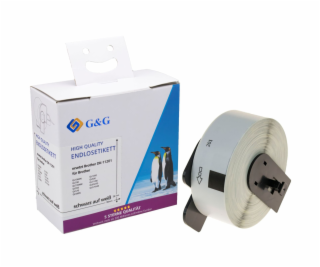 G&G Etiketten 29mm x 90mm sw-ws Komp. m. Brother DK-11201