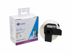 G&G Etiketten 38mm x 90mm sw-ws Komp. m. Brother DK-11208