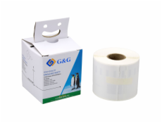 G&G Etiketten 54mm x 101mm sw-ws Komp. m. Dymo S0722430/ 99014