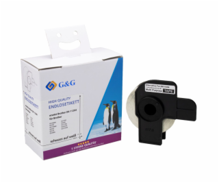 G&G Etiketten 17mm x 54mm sw-ws Komp. m. Brother DK-11204