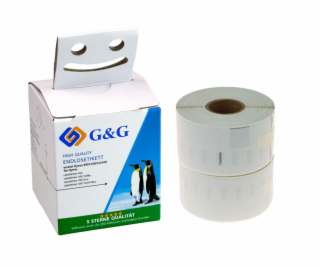 G&G Etiketten 36mm x 89mm sw-ws Komp. m. Dymo 99012/ s072...