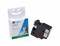 G&G Schriftband 19mm x 7m sw-ws Komp. m. Dymo D1/ 45803/ S072083