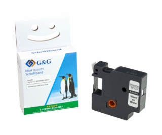 G&G Schriftband 9mm x 7m sw-ws Komp. m. Dymo D1/ 40913/ S...