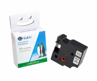 G&G Schriftband 12mm x 7m sw-ws Komp. m. Dymo D1/ 45013/ ...