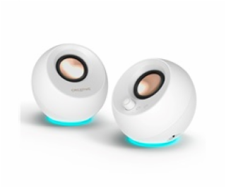 Creative repro Pebble Pro - mobilní reproduktor - bílý