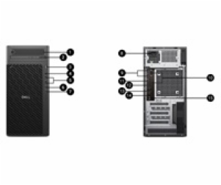 Dell Pro Max/T2 FCT2250/Tower/U7-265/32GB/1TB/RTX 2000/W1...