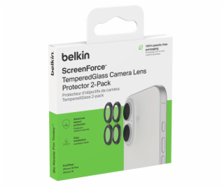 1x2 Belkin Kameralinsenschutz TempGlass iPhone 16/16 Plus