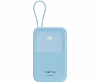 CANYON Power Bank PB-101, 10000mAh PD22.5W, Blue