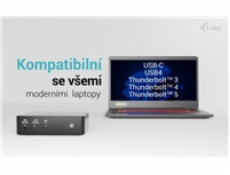 i-tec Thunderbolt 5 Quattro Display Docking Station, Power Delivery 140W