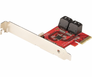 StarTech.com SATA PCIe Card, 4 Port PCIe SATA Expansion c...