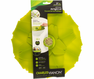 Charles Viancin ARTICHOCKE 28 cm Silikon-Deckel Grün