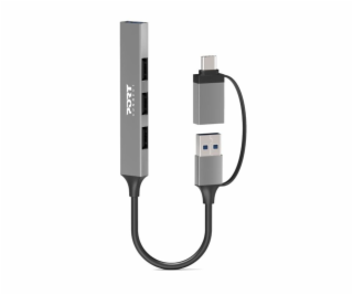 PORT CONNECT USB HUB, 1x USB 3.0 + 3x USB 2.0, USB-A/USB-...