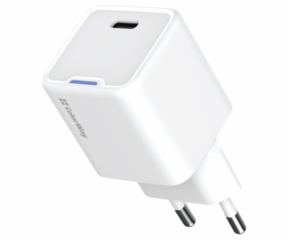 COLORWAY 1x USB-C/ síťová nabíječka/ GaN/ PD/ PPS/ 25W/ Bílá