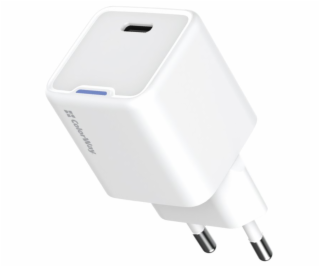 COLORWAY 1x USB-C/ síťová nabíječka/ GaN/ PD/ PPS/ 35W/ Bílá