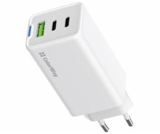 COLORWAY 2x USB-C, 1x USB-A/ síťová nabíječka/ GaN/ PD/ P...