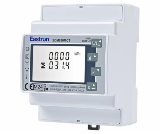 Eastron SDM630MCT-MBUS MID, 1/5A vstup Mbus, třífázový, p...