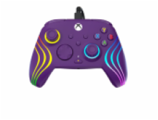 Turtle Beach Afterglow Wave, RGB herní ovladač pro XBOX Series X/S, XBOX One, PC, fialová