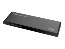 XtendLan HDMI distribucní rozbocovac, 1 vstup / 8 výstupy, 4k@60Hz