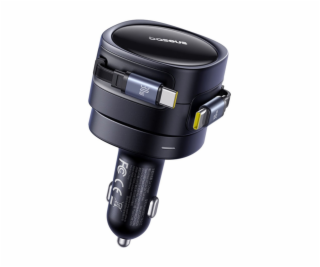 Baseus Enjoyment Max nabíječka do auta s kabely USB-C+USB...