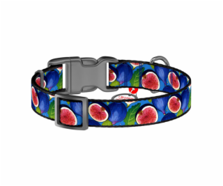 Waudog  Fig  nylon dog collar with QR code, size M