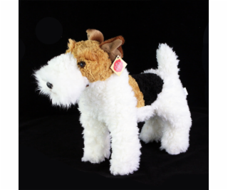 Rappa Plyšový pes foxteriér Dášenka stojící 30 cm