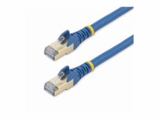 StarTech.com 7.5m CAT6A Ethernet Cable, 10 Gigabit Shielded Snagless RJ45 100W PoE Patch Cord, CAT 6A 10GbE STP Network Cable w/Strain Relief, Blue, Fluke Tested/UL Certified Wiring/TIA - Category 6A 