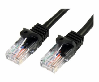 StarTech.com 2m Black Cat5e / Cat 5 Snagless Patch Cable ...