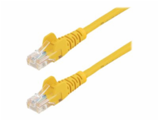 StarTech.com 1m Yellow Cat5e / Cat 5 Snagless Patch Cable - Patch kabel - RJ-45 (M) do RJ-45 (M) - 1 m - UTP - CAT 5e - provedení bez hrbolku - žlutá